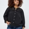 Peppercorn Francina Curve - Overhemdblouse - Black