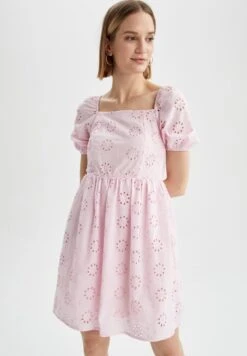 DeFacto Slim Fit - Jurk - Pink