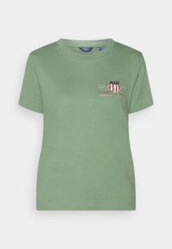 Gant Archive Shield- T-Shirt Print - Jade Green -Ulla Popken Winkel 832492217ac74f8db956b38f48f705d8