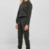 URBAN CLASSICS Long Sleeve Terry J - Jumpsuit - Black
