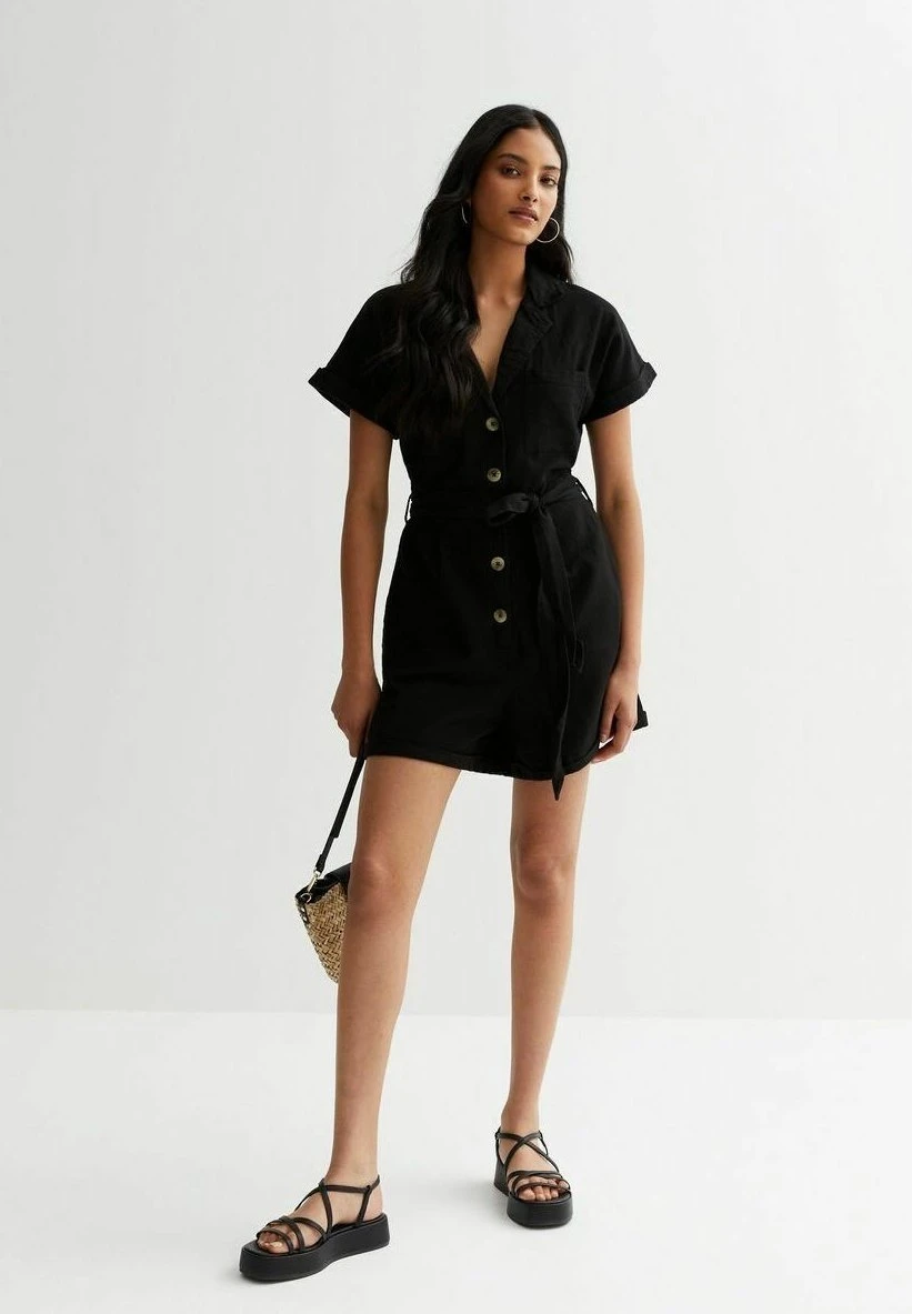 New Look Belted Utility- Jumpsuit - Black 1 New Look Belted Utility- Jumpsuit - Black