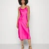 Yasdotteacross Strap Midi Dress - Cocktailjurk - Fuschia Purple