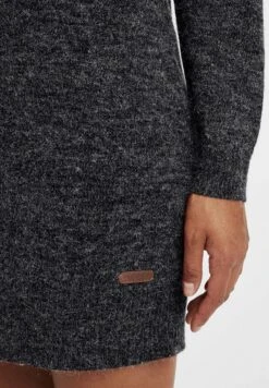 OXMO Oxnatti - Gebreide Jurk - Charcoal -Ulla Popken Winkel 86c1175c46154f77a207a01d01727bb8