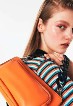 Twist Knitwear Mix - Blousejurk - Orange -Ulla Popken Winkel 89544686920e4831a5becd08786ee069