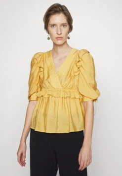 MUNTHE Defoss - Blouse - Yellow -Ulla Popken Winkel 8ae9df262ce84fce87fcf882a918abf8