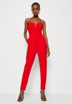 Wal G Valentines Valentina - Jumpsuit - Red -Ulla Popken Winkel 8afb68d4b65b4a839dff86ccc3f87822
