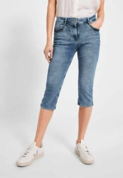 Cecil Capri - Jeansshort - Authentic Mid Blue Wash