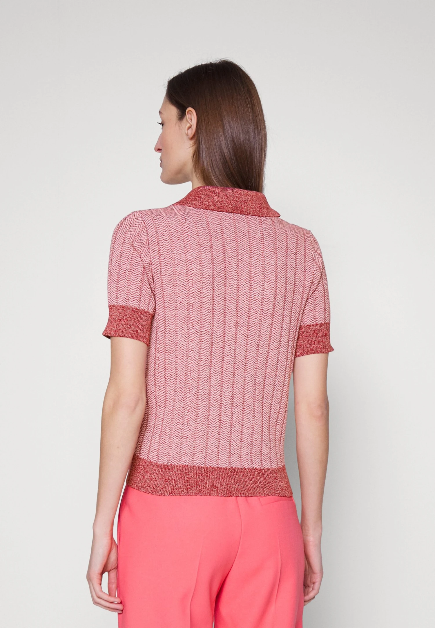 Blanche Seawool Polo - Poloshirt - Red 3 Blanche Seawool Polo - Poloshirt - Red - Afbeelding 3