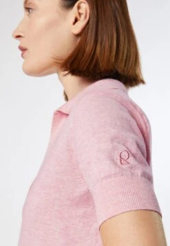 RODIER Short-Sleeved - Poloshirt - Rose Petale -Ulla Popken Winkel 8d1b1b4c6c454996986da599dea4e2d1