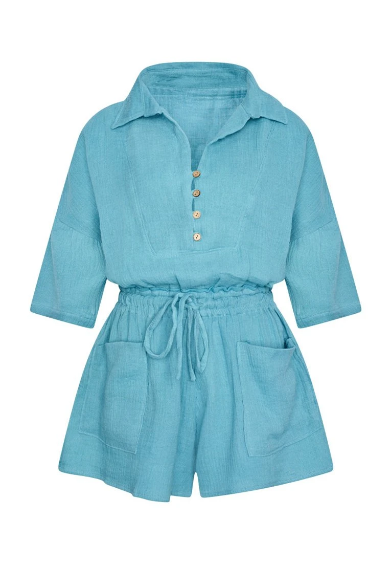 Jumpsuit - Azure Blue 4 Jumpsuit - Azure Blue - Afbeelding 4