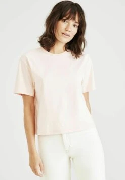 Dockers Regular Fit Crew- T-Shirt Basic - Rose QuartzPink