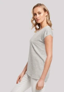 F4NT4STIC Blumenmuster - T-Shirt Print - Heather Grey -Ulla Popken Winkel 9519d5bf81164098a37fb9b662500526