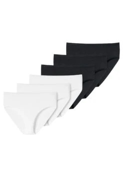 6 Pack Basic - Slip - Schwarz Weiss -Ulla Popken Winkel 968e9008d6774a2ea5740efe4217a5ce