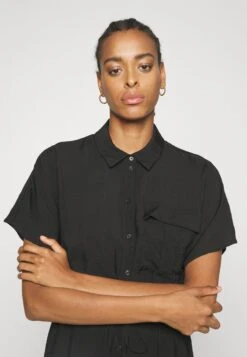 Vero Moda Tall Shirt Calf Dress- Jurk - Black -Ulla Popken Winkel 979b00472f16490d84e636f621c9b1eb