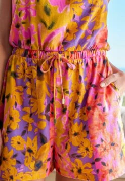 Next Jumpsuit - Pink Floral 8 Next Jumpsuit - Pink Floral -Ulla Popken Winkel 98005b6afa044b84ad66c7f382384b57