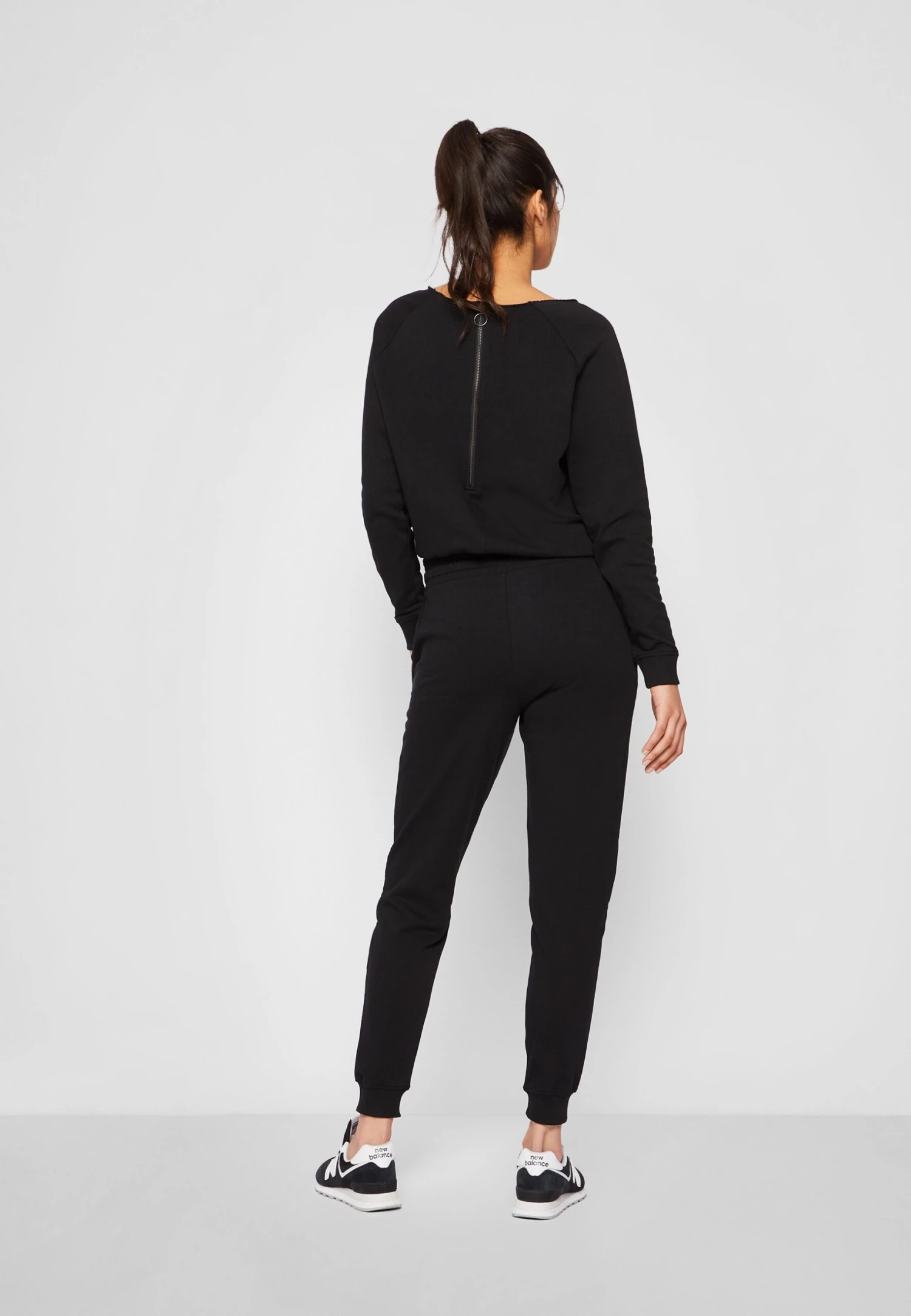 URBAN CLASSICS Long Sleeve - Jumpsuit - Black 3 URBAN CLASSICS Long Sleeve - Jumpsuit - Black - Afbeelding 3