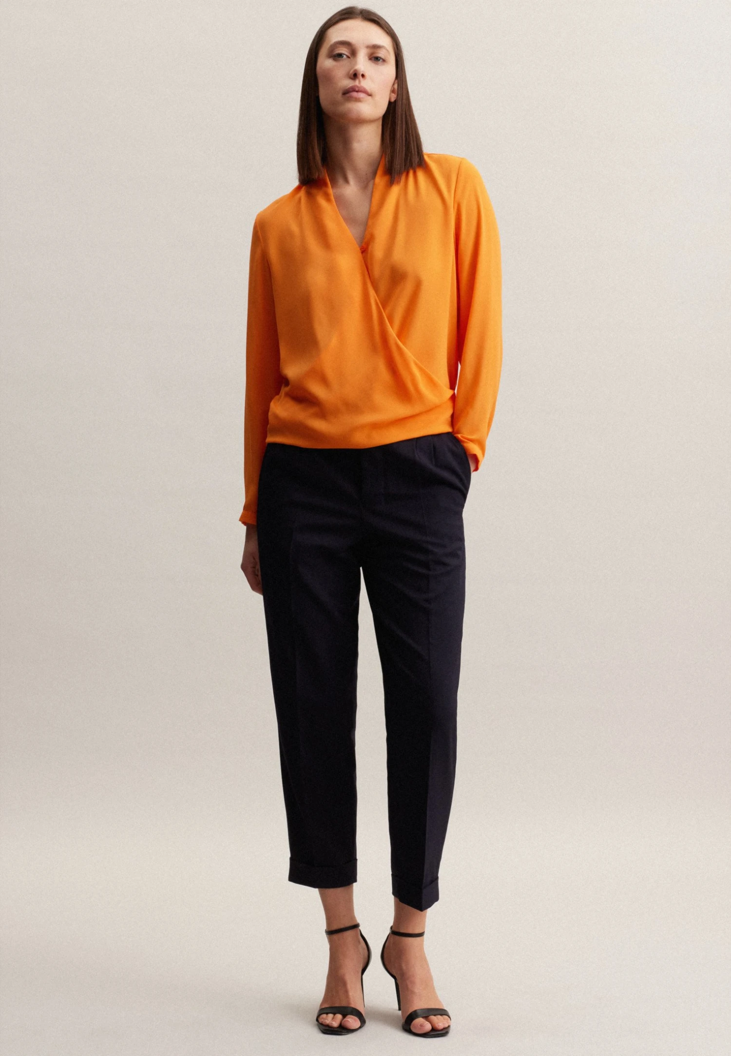 Seidensticker Blouse - Orange 2 Seidensticker Blouse - Orange - Afbeelding 2