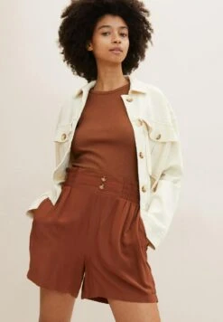 TOM TAILOR Denim Shorts - Nut Brown -Ulla Popken Winkel 9efe0b3457064f44a19bdd2e715ec3eb