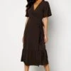 Mirja Flounce - Jurk - Brown