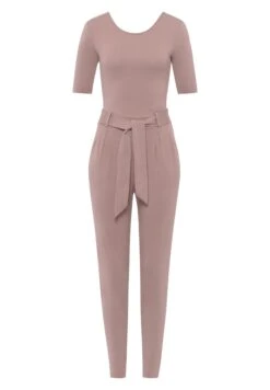 Layla - Jumpsuit - Dark Taupe -Ulla Popken Winkel a305bf99a0df482cb234bf3405be4fc4