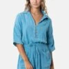 Jumpsuit - Azure Blue