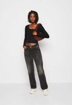 Hollister Co. Button Through Icon - Longsleeve - Casual Black 7 Hollister Co. Button Through Icon - Longsleeve - Casual Black -Ulla Popken Winkel a40baac4228244b78bd0cb7c895bbc56