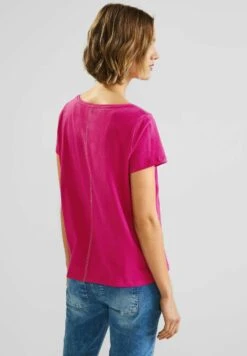 STREET ONE Mit Partprint - T-Shirt Print - Pink 7 STREET ONE Mit Partprint - T-Shirt Print - Pink -Ulla Popken Winkel a4d4e05fe2f64a27ad3acebfef2d1377