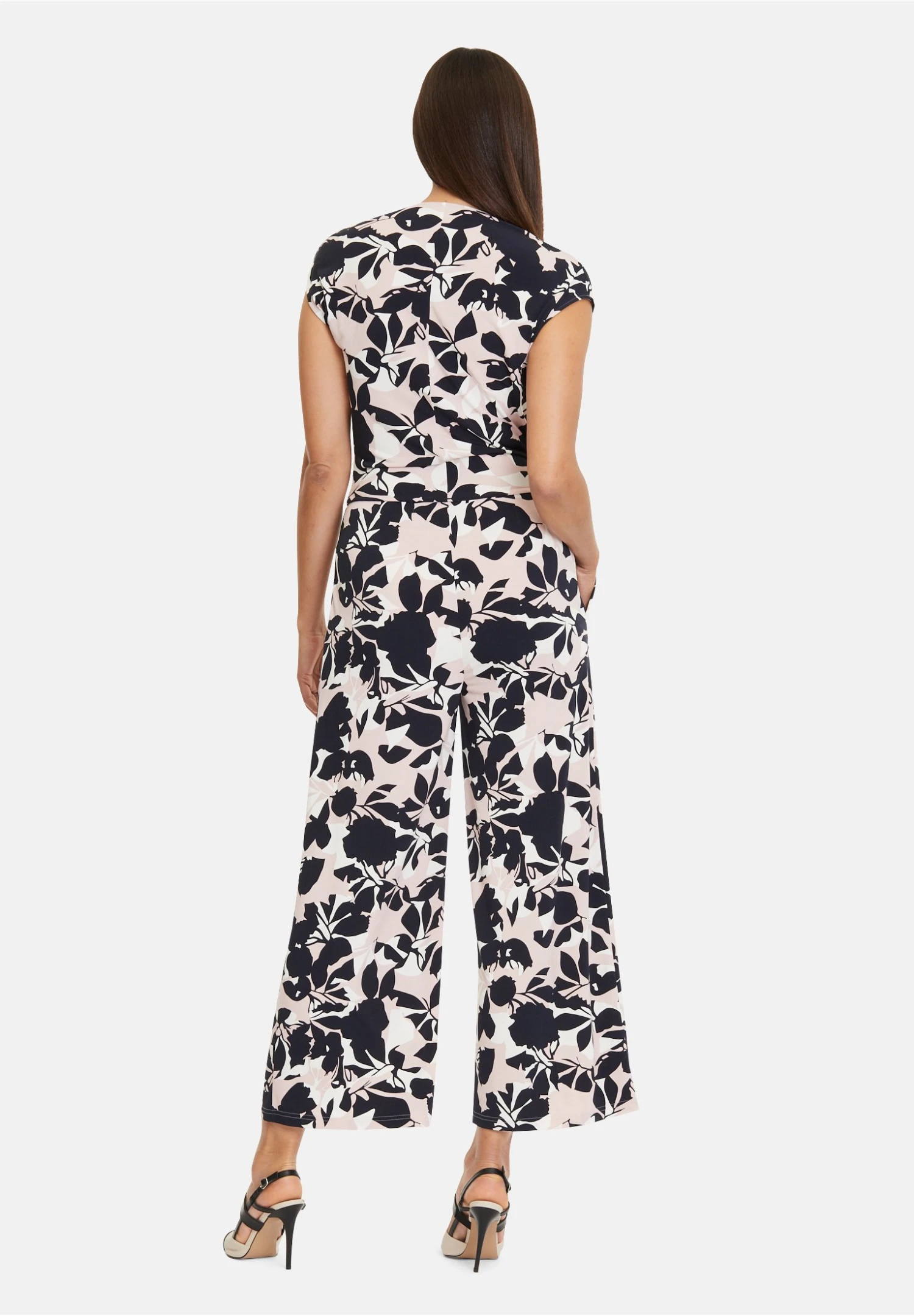 Vera Mont À Imprimé À Fleurs - Jumpsuit - Dark Bluer Osé 2 Vera Mont À Imprimé À Fleurs - Jumpsuit - Dark Bluer Osé - Afbeelding 2