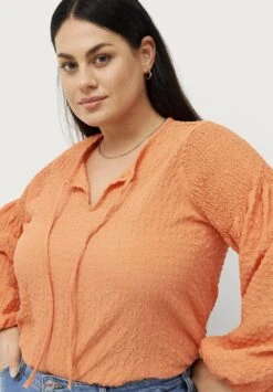 Engla - Tuniek - Orange -Ulla Popken Winkel a71572e8a3d645cdb08a0a81fd330e35