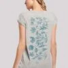 F4NT4STIC Blumenmuster - T-Shirt Print - Heather Grey