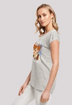 F4NT4STIC Disney Winnie Puuh Der Bär Christopher Robin Montage - T-Shirt Print - Heather Grey -Ulla Popken Winkel a779773ddda3490c9d8eabc196cd94dc