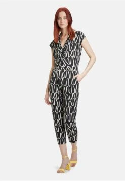 Betty Barclay Mit Eingrifftaschen - Jumpsuit - Schwarz/Weiß