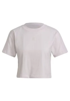 Adidas Originals Tennis Luxe Cropped Originals Crop - T-Shirt Print - Pearl Amethyst -Ulla Popken Winkel a8922ec377f64bf1b3f6e496d8839a30