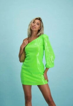 Steve Madden Katya - Cocktailjurk - Neon Green -Ulla Popken Winkel aaeba7b962d94c85946f59d2146cecb3