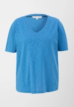 Triangle Van Slub- T-Shirt Basic - Blau 5 Triangle Van Slub- T-Shirt Basic - Blau -Ulla Popken Winkel aafc4efc9d2c4751b221740d8b9e9baa