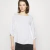 OPUS Farrie Shine - Blouse - Hazy Fog Melange