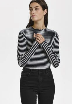 Candacekb - Longsleeve - Night Sky Egret Stripe