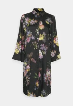 TWINSET Woven Dress - Blousejurk - Fiore Nero/Multicolor -Ulla Popken Winkel ac4a2ea698564d41b123b5b64ac85639