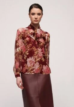 LUISA SPAGNOLI Overhemdblouse - Var Bordeaux Rosa