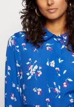 Pieces Pcnikita April Midi Dress - Blousejurk - Mazarine Blue -Ulla Popken Winkel ad01dd21dfa343ab9f35687a3a5099b0