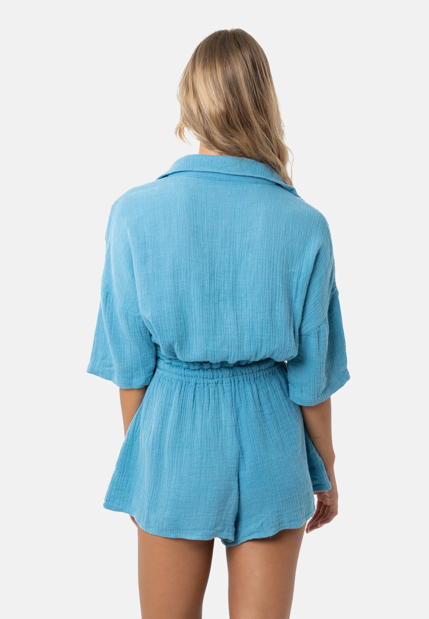 Jumpsuit - Azure Blue 3 Jumpsuit - Azure Blue - Afbeelding 3