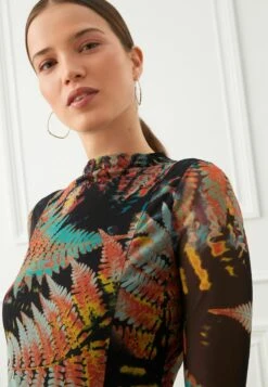 Next Long Sleeve Standard - Maxi-Jurk - Black Fern Print 6 Next Long Sleeve Standard - Maxi-Jurk - Black Fern Print -Ulla Popken Winkel ae72a7fe98534c8394c2fe72fb41edac