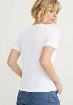 Multipack 5 Pack - T-Shirt Basic - White -Ulla Popken Winkel b370bf68b9194fd18cdf6bfd342defa7