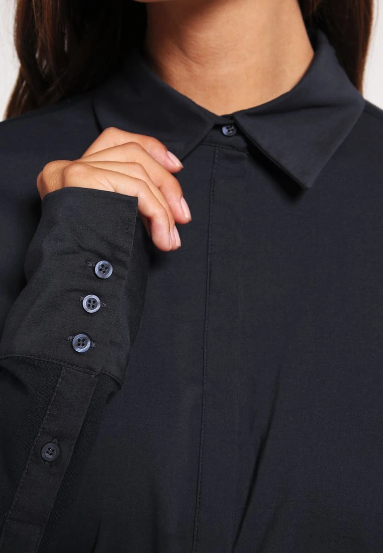 Xani - Overhemdblouse - Navy 4 Xani - Overhemdblouse - Navy - Afbeelding 4