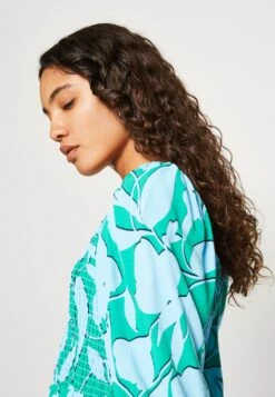 Marks & Spencer Smocked Midi - Jurk - Blau -Ulla Popken Winkel b500a999507446e593fd4247f1813550