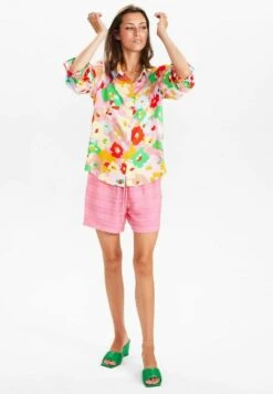 Nuzahra - Overhemdblouse - Plumeria -Ulla Popken Winkel b672bb8ec6f24e87b896b45e935b3d34