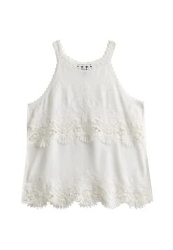 New Look Crochet Trim- Blouse - White -Ulla Popken Winkel b757befbdfd74ed7b7d20e4fe10ea775