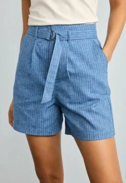 Next Standard - Shorts - Blue Stripe -Ulla Popken Winkel b88cfd7f787642cba84513047d8e298b