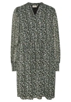 Kaffe Kalenny - Jurk - BlackGreen Chalk Flower 8 Kaffe Kalenny - Jurk - BlackGreen Chalk Flower -Ulla Popken Winkel b98c23f4756d4a3e87b5c9d75c30e445