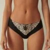 Intimissimi Pretty Flowers - Slip - Nero/Ivory